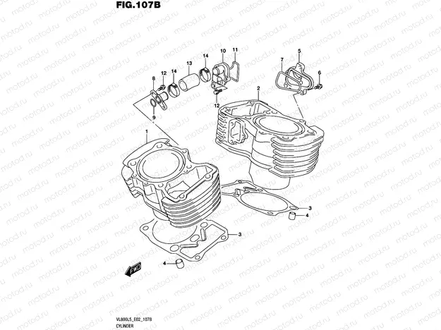 107B - CYLINDER (VL800L5 E19)