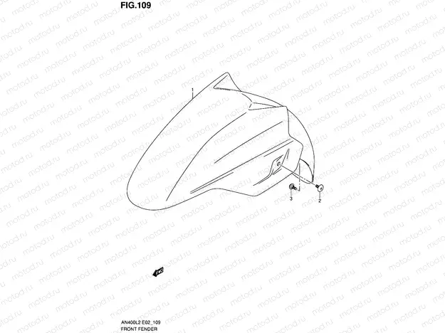 109 - FRONT FENDER (AN400ZAL2 E02)