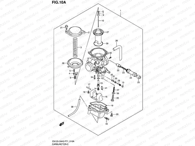 10A - CARBURETOR (EN125-2AK7/K8)