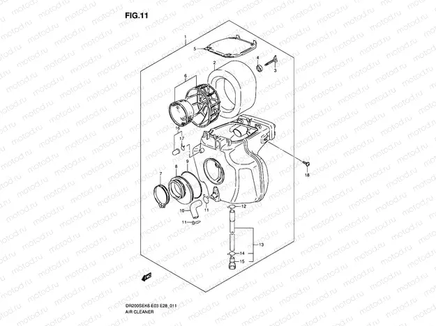 11 - AIR CLEANER