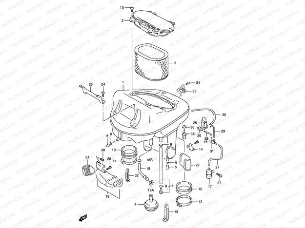 11 - AIR CLEANER (MODEL V)