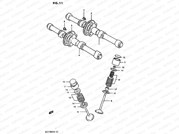 11 - CAM SHAFT - VALVE