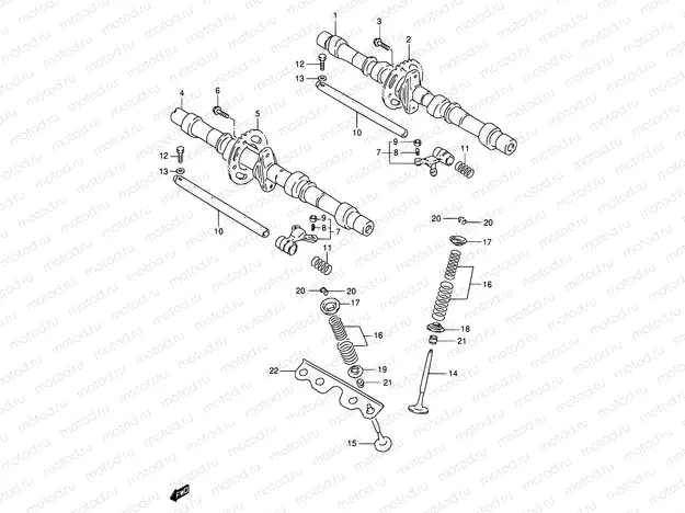 11 - CAMSHAFT - VALVE
