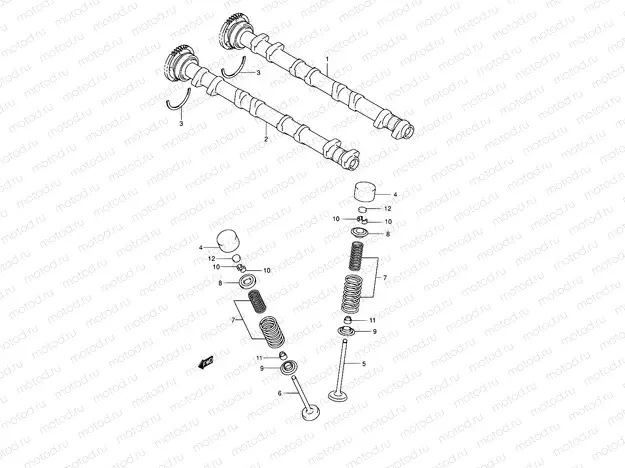 11 - CAMSHAFT/VALVE