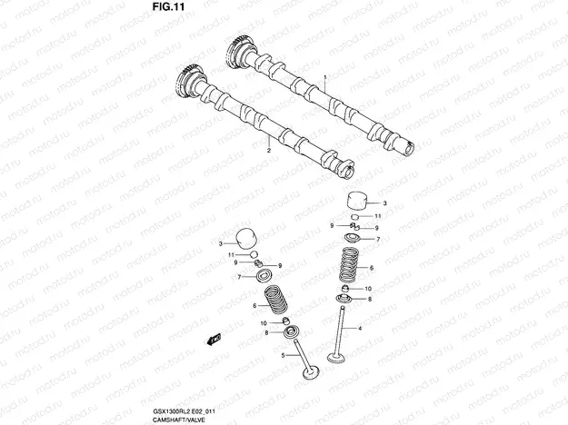 11 - CAMSHAFT/VALVE