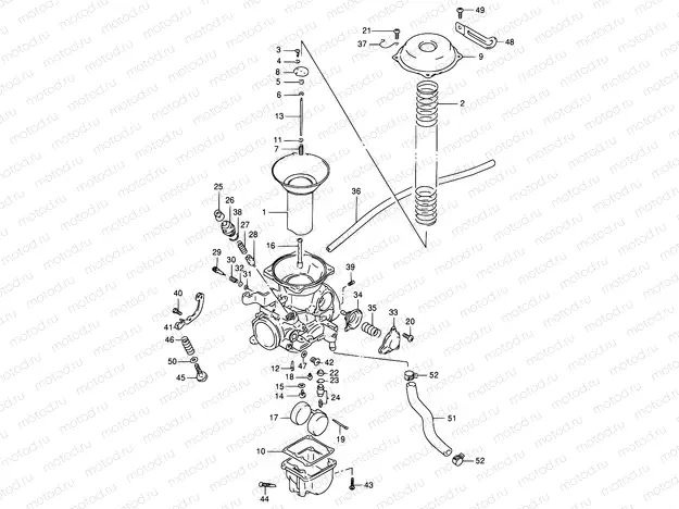 11 - CARBURETOR (REAR)