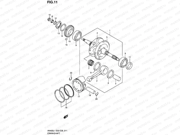 11 - CRANKSHAFT