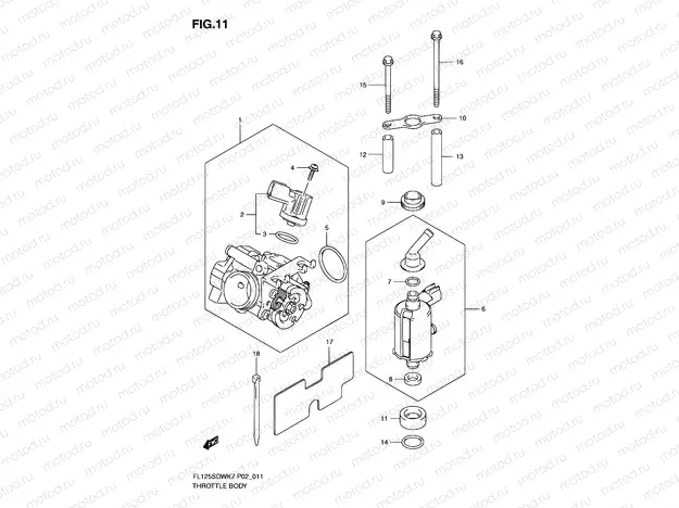 11 - THROTTLE BODY