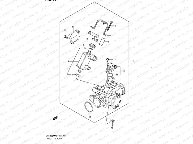11 - THROTTLE BODY