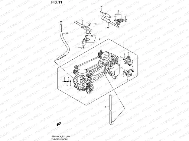 11 - THROTTLE BODY