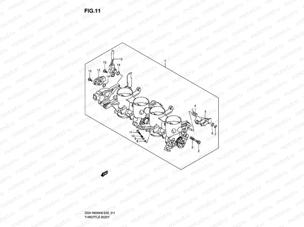 11 - THROTTLE BODY