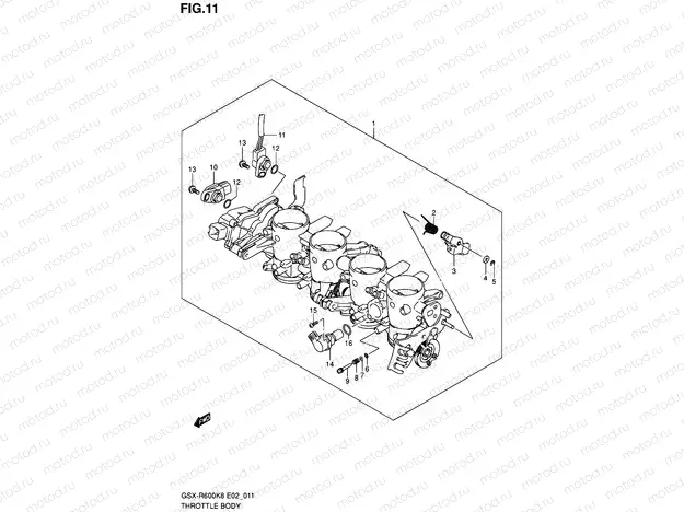 11 - THROTTLE BODY