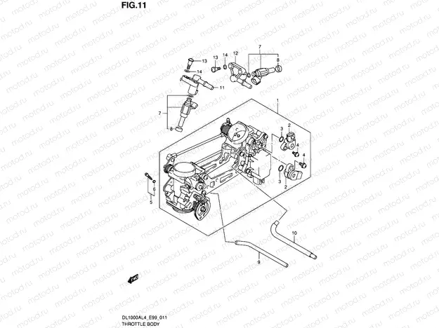 11 - THROTTLE BODY