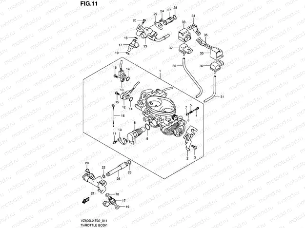11 - THROTTLE BODY