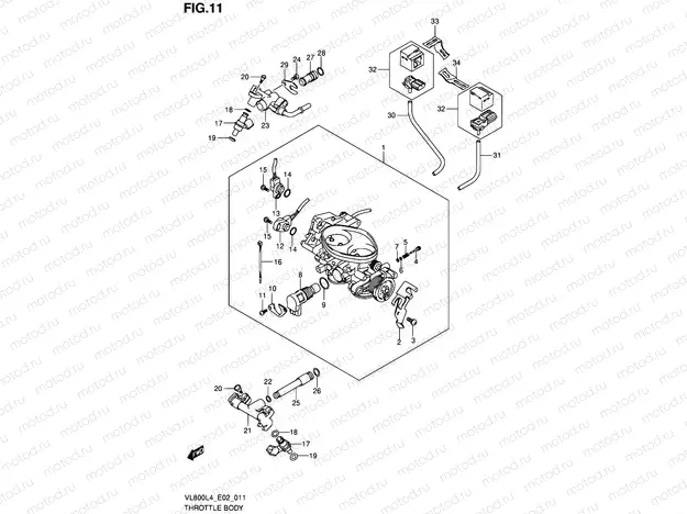 11 - THROTTLE BODY