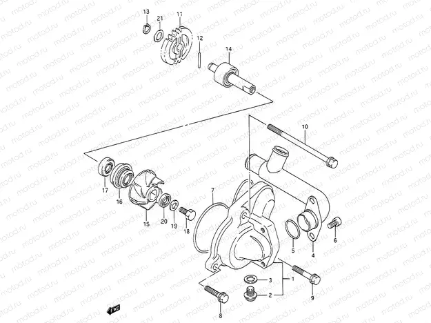 11 - WATER PUMP