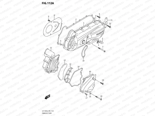 112A - CRANKCASE COVER