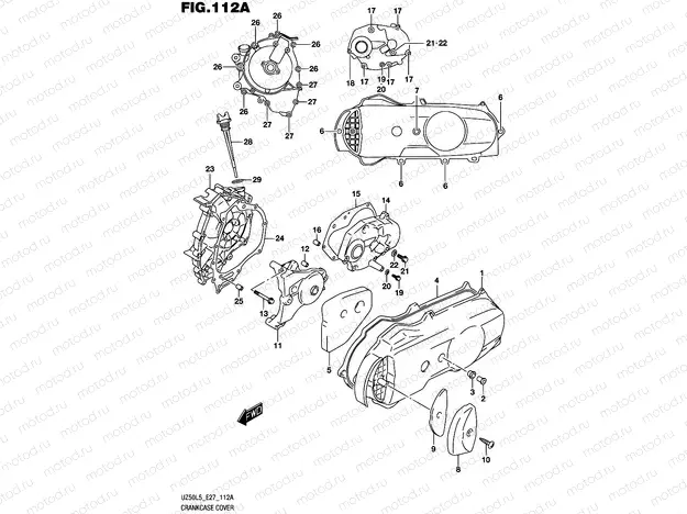 112A - CRANKCASE COVER