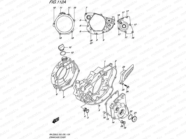 112A - CRANKCASE COVER