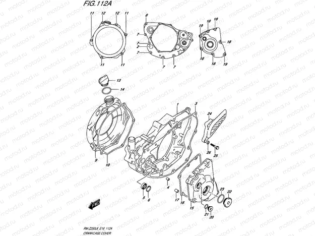 112A - CRANKCASE COVER