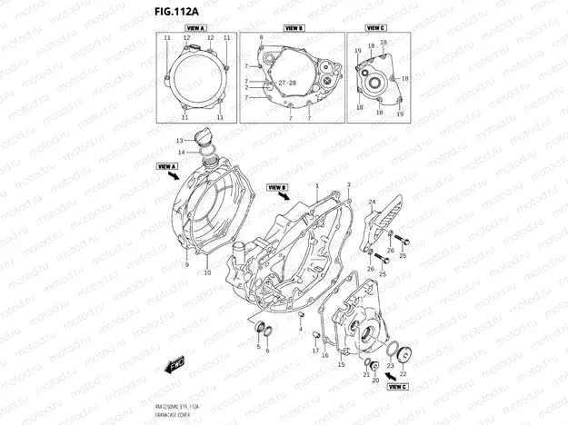 112A - CRANKCASE COVER