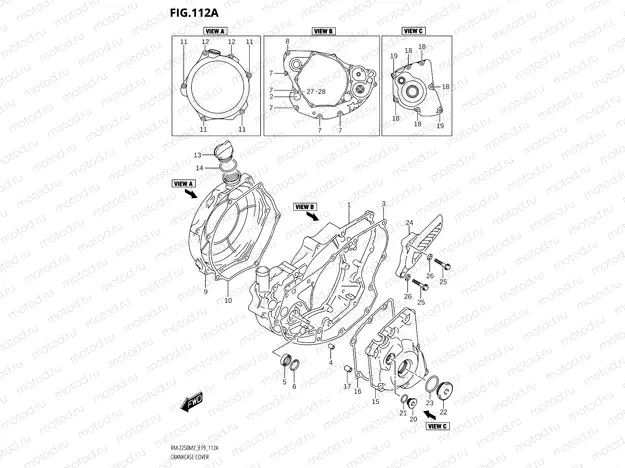 112A - CRANKCASE COVER