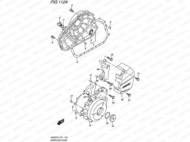 112A - CRANKCASE COVER