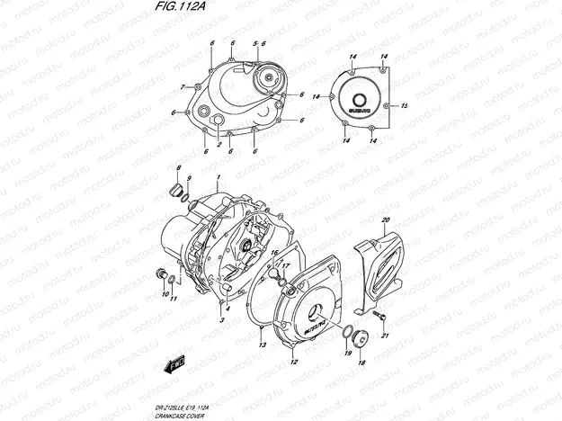 112A - CRANKCASE COVER
