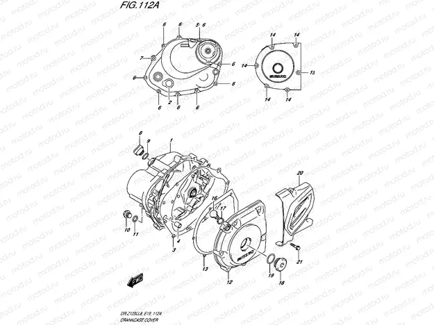 112A - CRANKCASE COVER