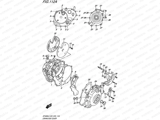 112A - CRANKCASE COVER