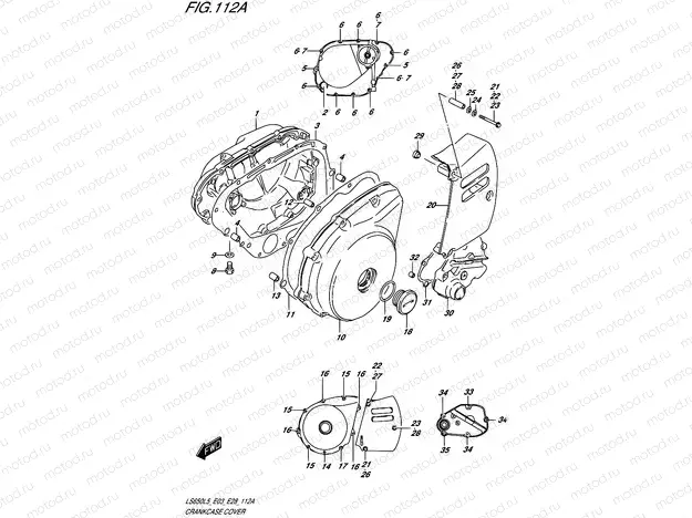 112A - CRANKCASE COVER