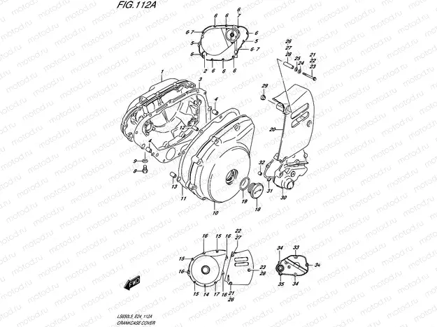 112A - CRANKCASE COVER