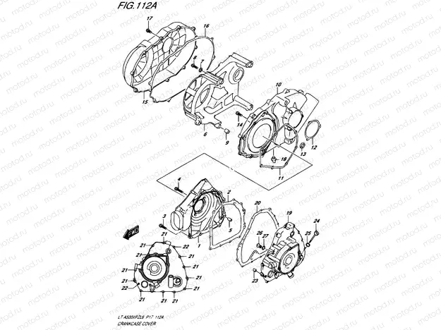 112A - CRANKCASE COVER