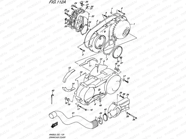 112A - CRANKCASE COVER
