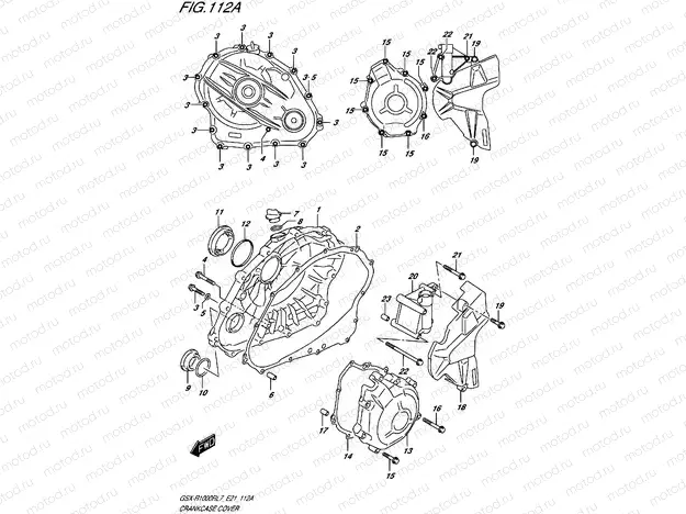 112A - CRANKCASE COVER