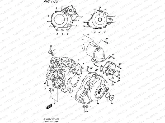 112A - CRANKCASE COVER