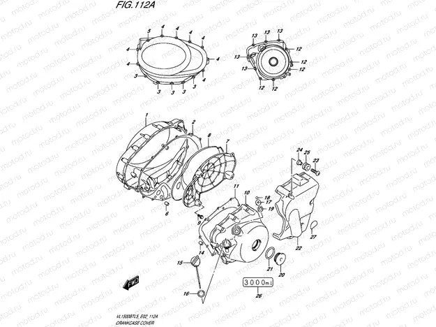 112A - CRANKCASE COVER