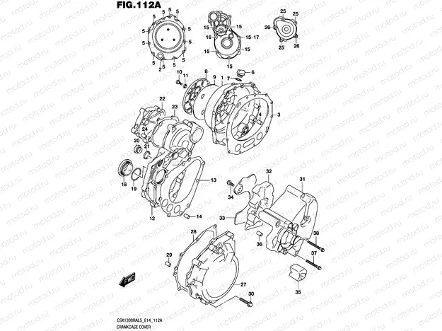 112A - CRANKCASE COVER