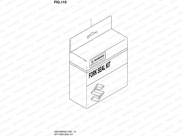 115 - FORK SEAL KIT