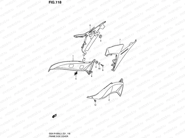 118 - FRAME SIDE COVER