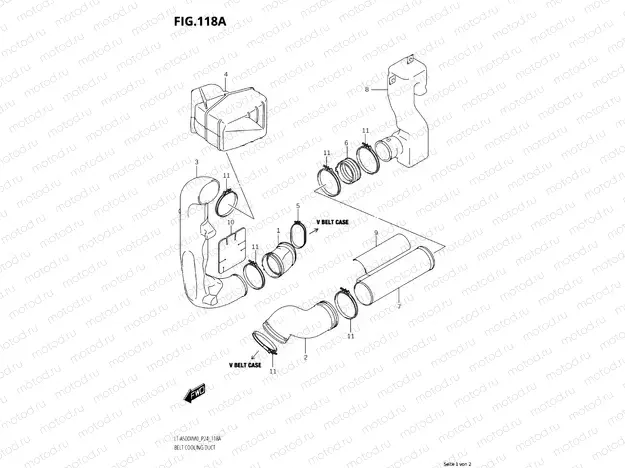 118A - BELTS VENTILATION DUCT