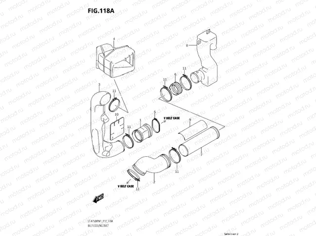 118A - BELTS VENTILATION DUCT