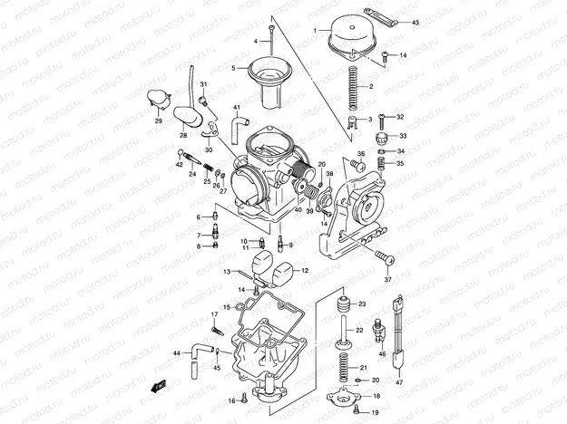 11A - CARBURETOR (MODEL K1/K2)