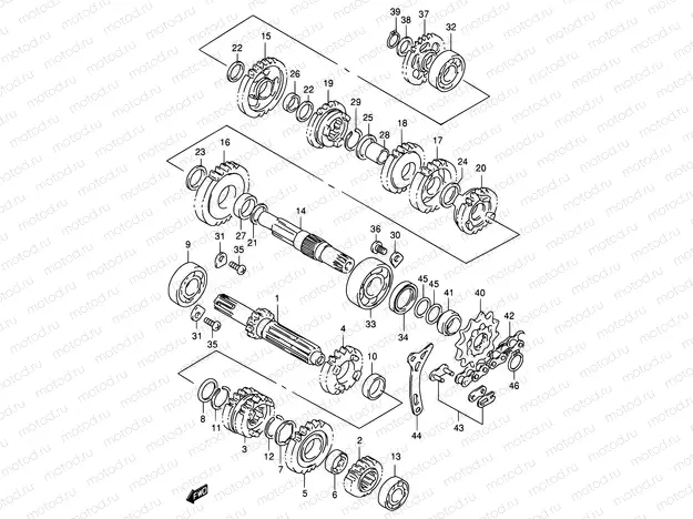 11A - TRANSMISSION (MODEL W/X/Y)