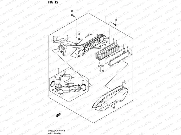 12 - AIR CLEANER