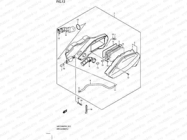 12 - AIR CLEANER