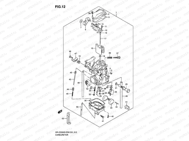 12 - CARBURETOR (E28)