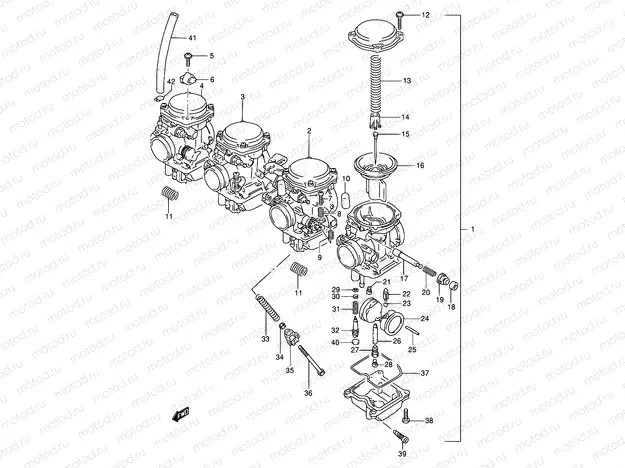 12 - CARBURETOR (MODEL S)