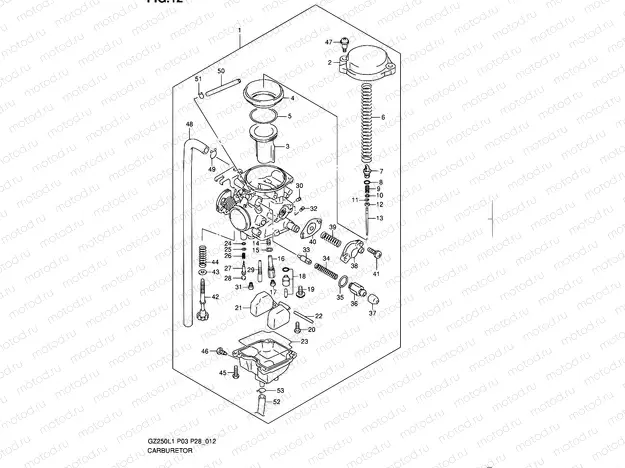 12 - CARBURETOR (P28)