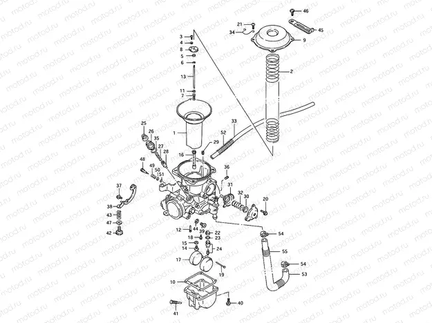 12 - CARBURETOR (REAR)